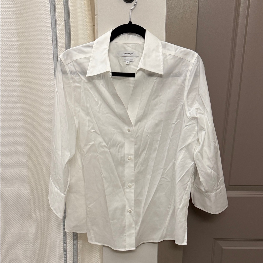 Foxcroft White Button Down Shirt